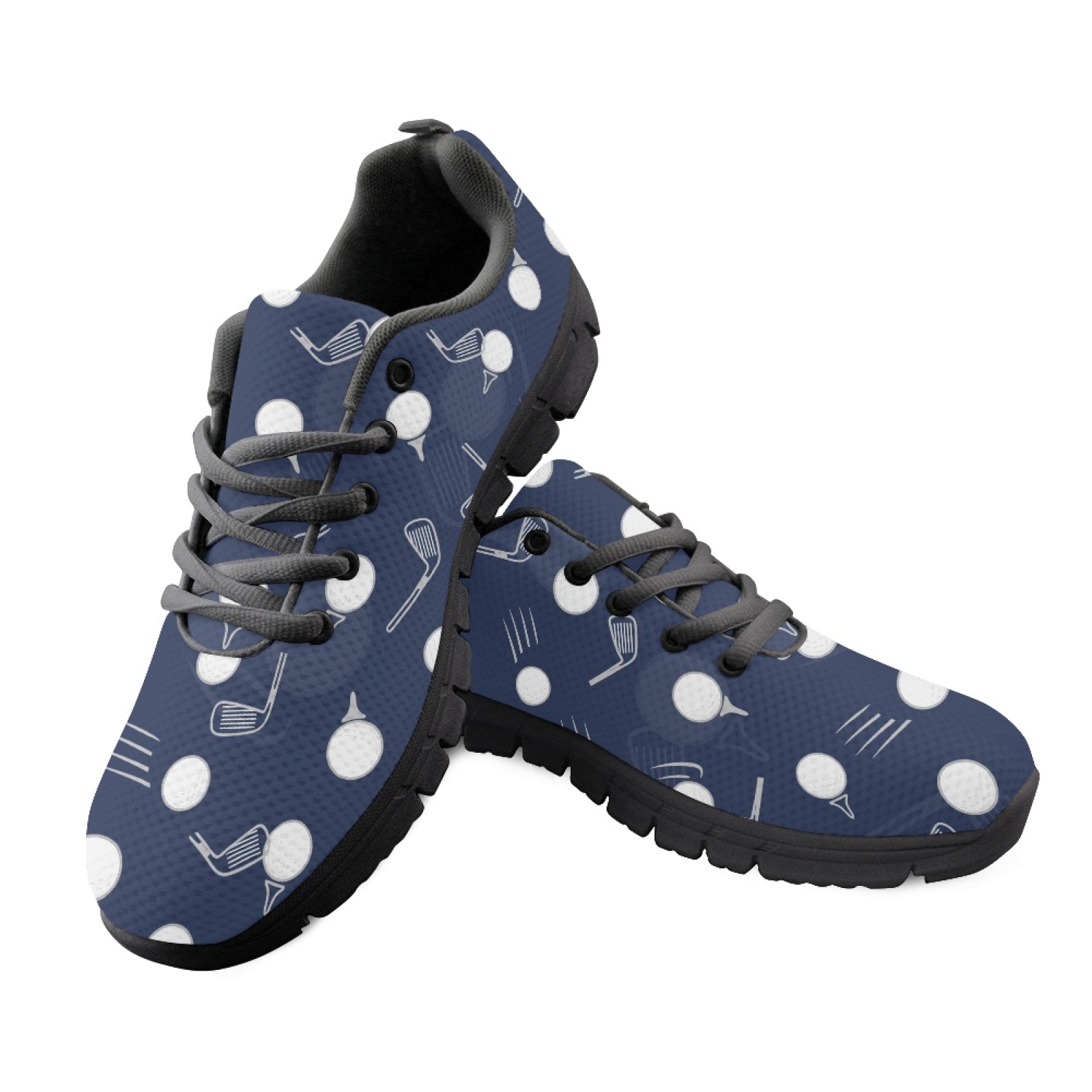 Breathable Mesh Athletic Shoes - Coloranimal Golf Pattern Print Women Breathable