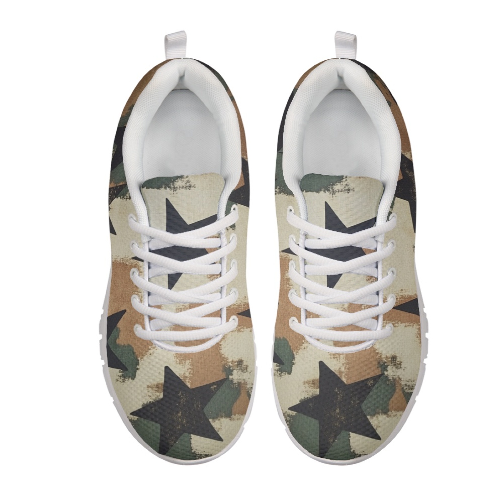 Coloranimal Vintage Star Print - огляд і ціна Breathable Mesh Athletic Shoes