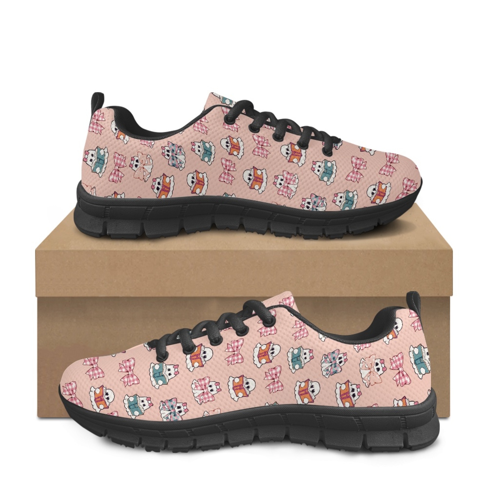 Coloranimal Ghost and Bow Prin - огляд і ціна Shock Absorbing Gym Trainers