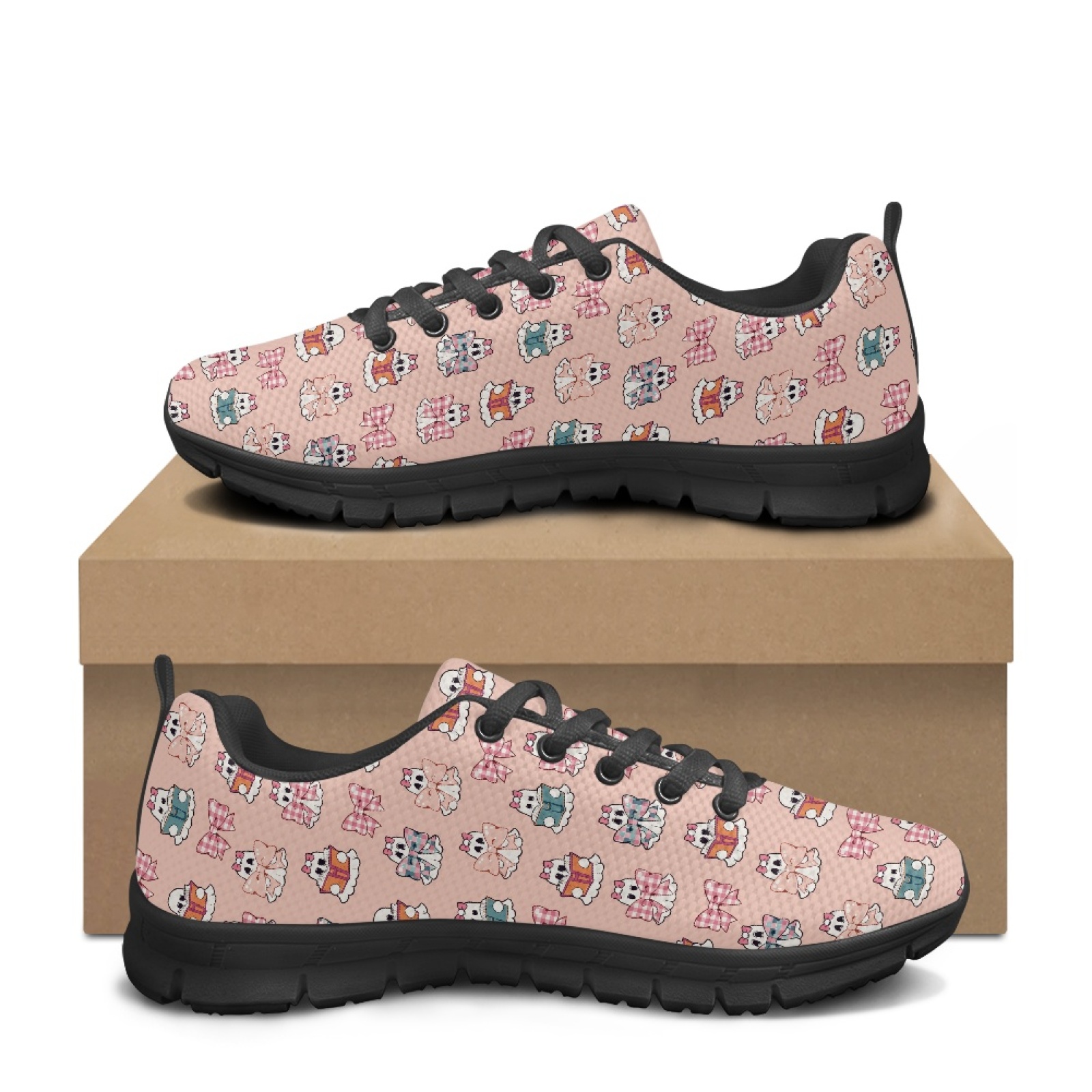 Coloranimal Ghost and Bow Prin - огляд і ціна Shock Absorbing Gym Trainers