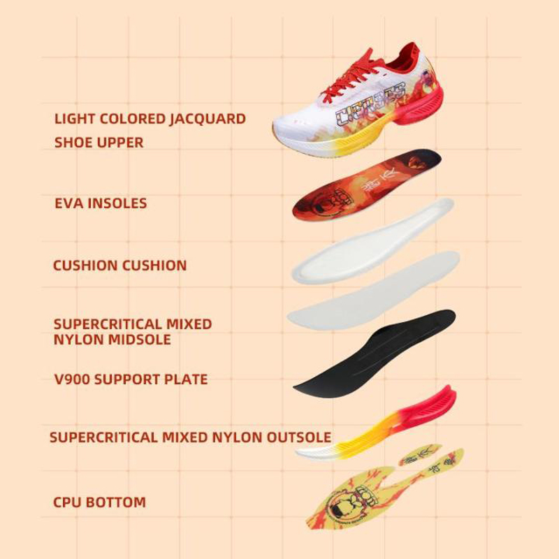 CIERSES NEZHA Marathon Men's R - огляд і ціна Reflective Night Running Shoes