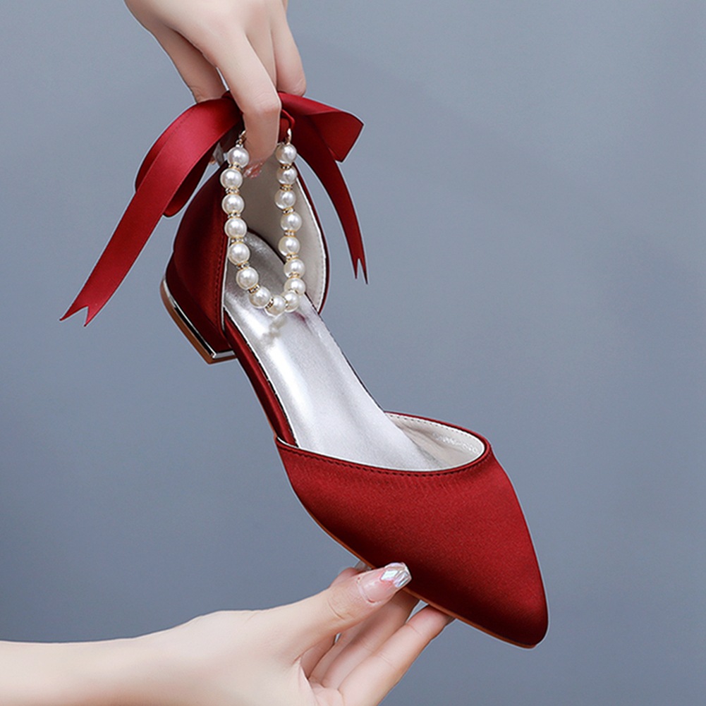 Wedding Shoes Bride Flat Heel  - огляд і ціна Sandals